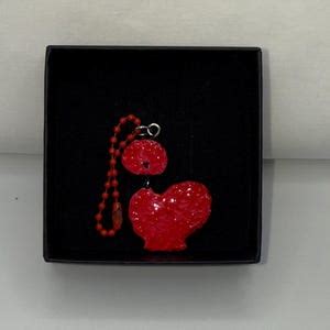 Silkie Showgirl Naked Neck Cute Textured D Chicken Car Charm Rear View