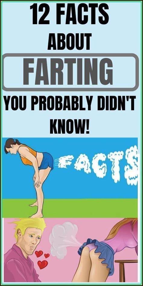 An Advertisement With The Words 12 Fact About Farting You Probably