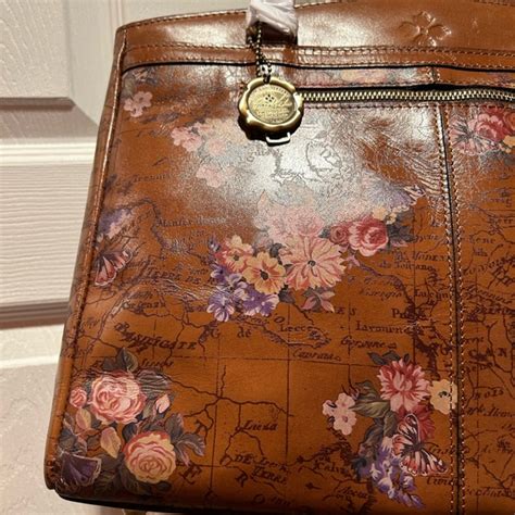 Patricia Nash Bags Patricia Nash Leather English Floral Map Poppy