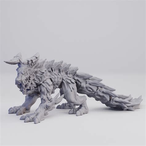 Hot Goblin 装甲狼 ミニチュア ホットゴブリン 獣モンスター