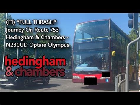 F Full Thrash Journey On Route Hedingham Chambers Scania