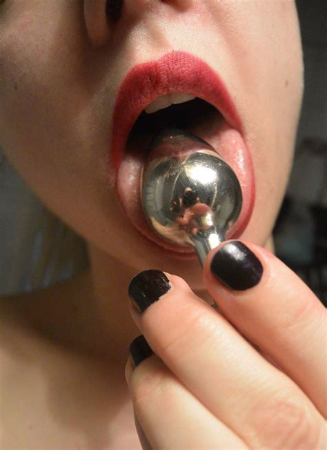 F Licking My Fav Butplug Porn Pic