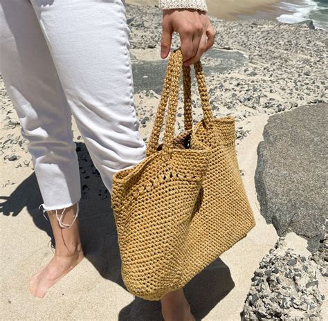 PATRÓN GRATIS Bolsa Costera para Playa en Crochet Crochetisimo