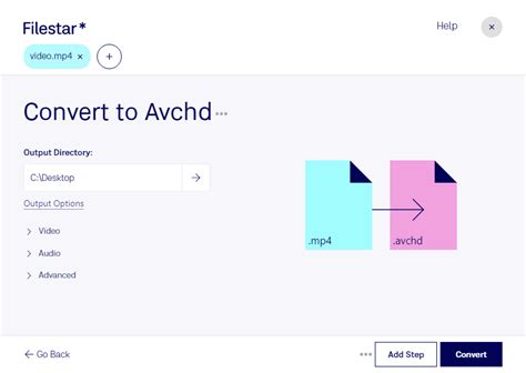 Convert MP4 To AVCHD With Filestar Fast And Easy