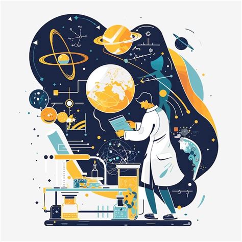 Premium Vector Data Science Vector Illustration