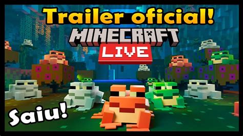 Saiu Trailer Oficial Do Evento Minecraft Live Youtube