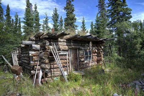 Abandoned Trappers Cabin Rustic Cabin Hunting Cabin Small Log Cabin