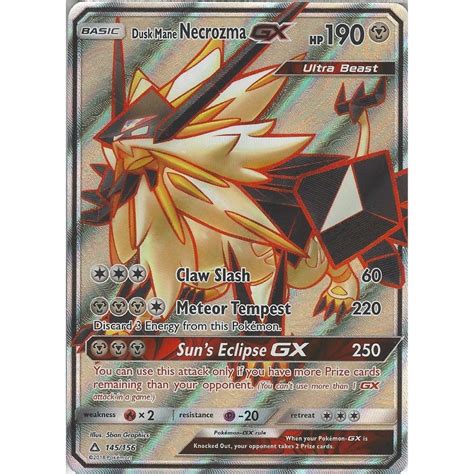 Pokemon Trading Card Game Pokemon Sm Ultra Prism Card Dusk Mane