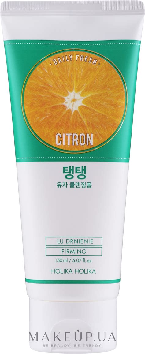 Отзывы о Очищающая пенка Holika Holika Daily Fresh Citron Uj Drnienie