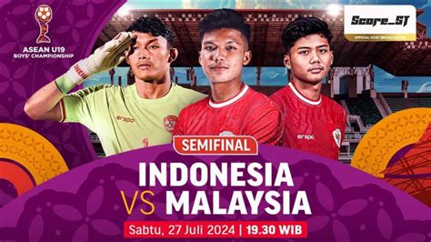 Live Score Indonesia Vs Malaysia U19 Asean U19 Youtube