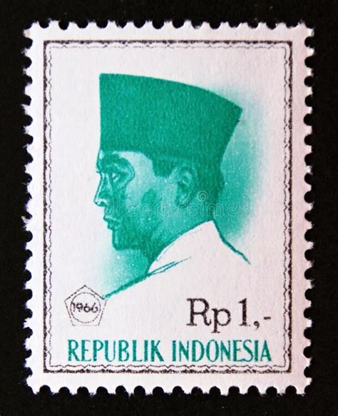 Unused Postage Stamp Republic Indonesia 1966 President Sukarno