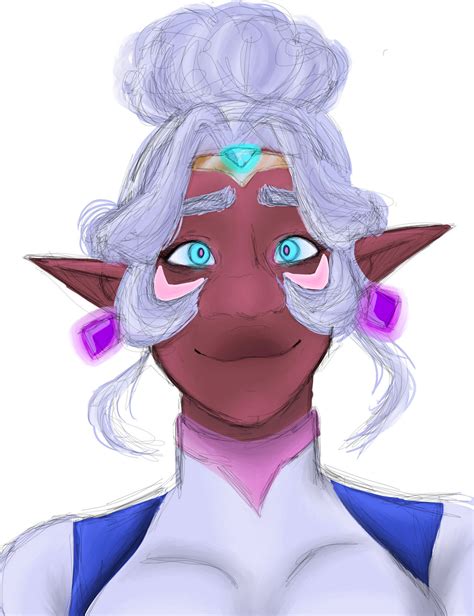 Realistic Allura Painting Hair Up By Legospacelesbianarts On Deviantart