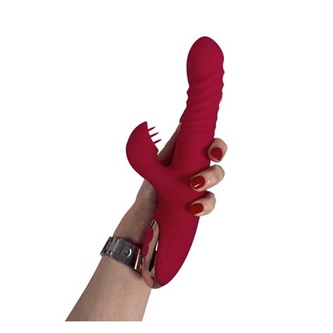Heated Thrusting Dildo Rabbit Sex Toy Massager For Women Vforvibes