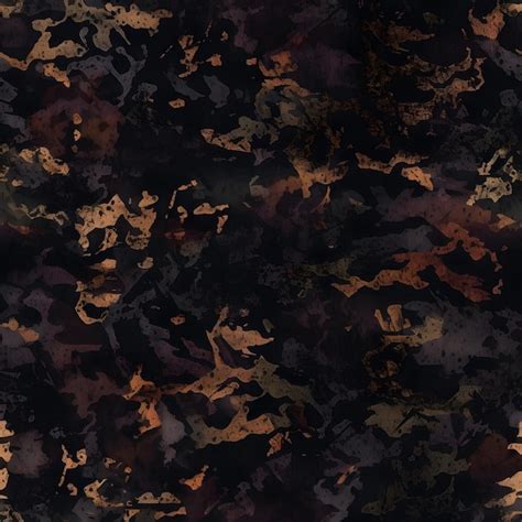 Premium AI Image Dirty Camouflage Fabric Texture Dark Color