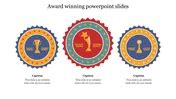 awards infographics powerpoint  google  template