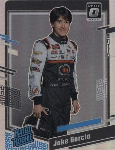2024 Panini Donruss Nascar Rated Rookie Jake Garcia 95 Optic Holo