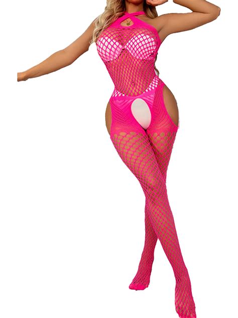 Yizyif Womens Ultra Shimmery Bodysuit Lingerie Smooth Pantyhose