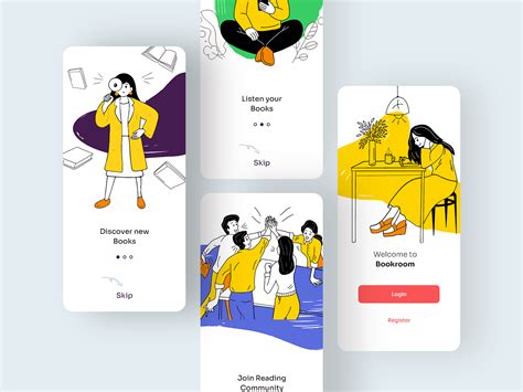 onboarding screen  mindinventory  dribbble