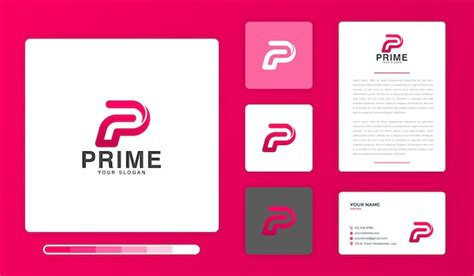 Premium Vector | Prime logo design template