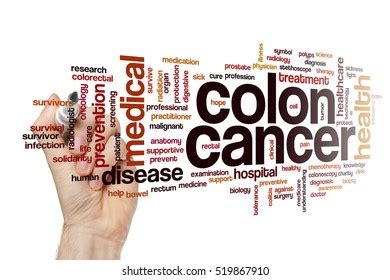 Colon Cancer Word Cloud Concept Stock Photo Shutterstock