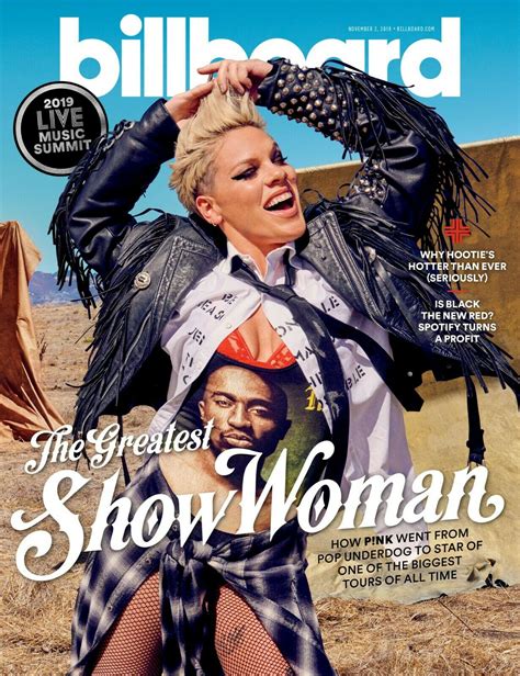 PINK (Alecia Beth Moore) - US BILLBOARD MAGAZINE - NOVEMBER 2019