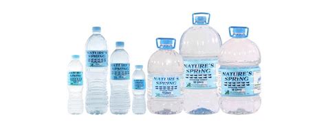 Nature's Spring Purified Drinking Water - 7 Different Sizes Available