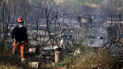 Im Genes Del Incendio De Un Asentamiento De Chabolas En Lepe