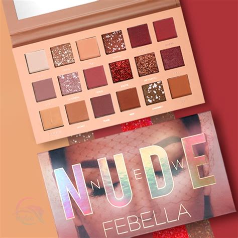 Paleta De Sombras Febella Huda New Nude Huda Cores Nude De Alta