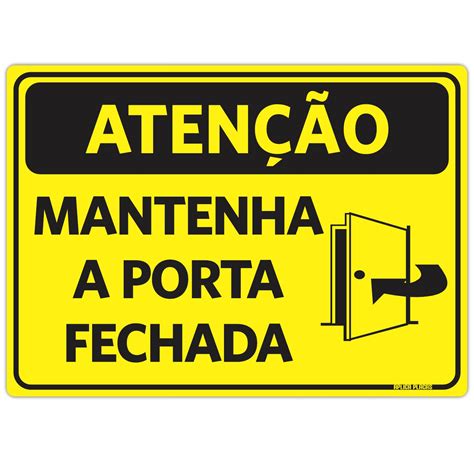 Mantenha A Porta Fechada Para Imprimir