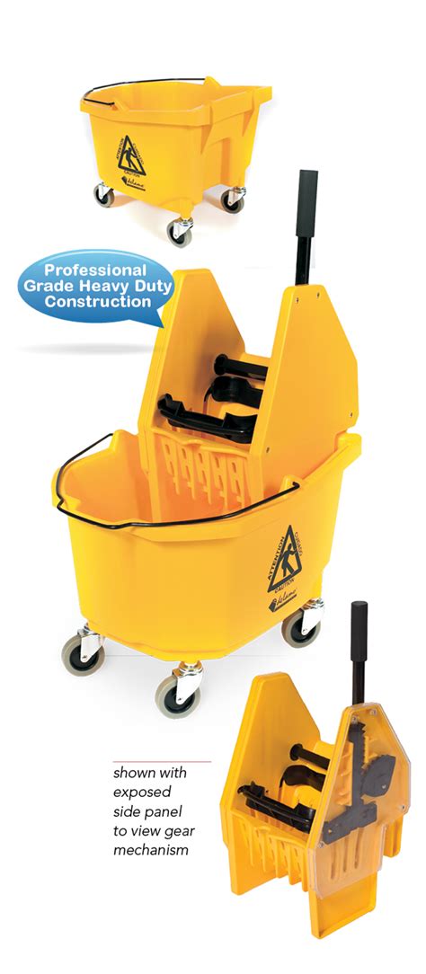 Product Catalog Heavy Duty Down Press Wringer Bucket Combo 44 Qt