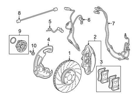genuine oem wheel bearing  hub assembly front  mercedes