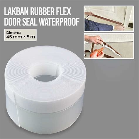 Jual Lakban Karet Penutup Celah Pintu Jendela Waterproof M Rftp