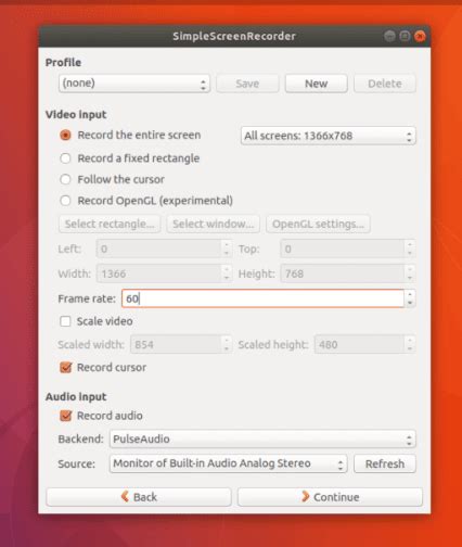 Simple Screen Recorder Ubuntu Javatpoint