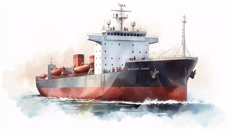 Premium AI Image | ship isolated background