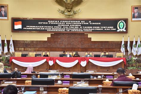 Dprd Kaltim Gelar Rapat Paripurna Ke Iii Website Dprd Provinsi