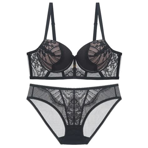 Churchf Sexy Clustered Lingerie Suit Lady Small Chest Dedicated Pure Lust Lace Bra Anti Hanging Bra