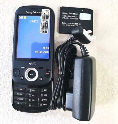 Sony Ericsson Zylo W Jazz Black Unlocked Cellular Phone Ebay