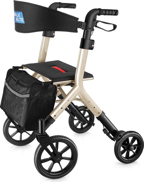 Amazon Walk Mate Rollator Walker For Seniors Taller Ft With