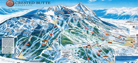 Colorado Ski Maps Beaver Creek Resort Trail Map