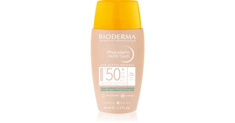 Bioderma Photoderm Nude Touch Mineralny Fluid Do Opalania Twarzy SPF