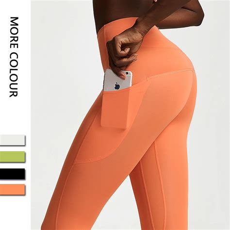 Seamless Nude Slim Fit Sports Workout High Waist Women Yoga Fitness Pant Leggings For Women