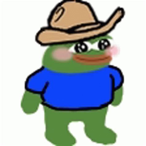 Herve Pepe Sticker - Herve Pepe Cowboy Pepe - Discover & Share GIFs