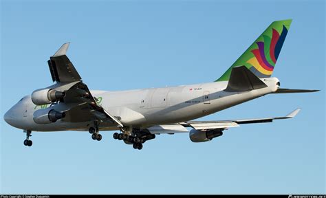 TC ACF ACT Airlines Boeing 747 481 BDSF Photo By Stephen Duquemin ID