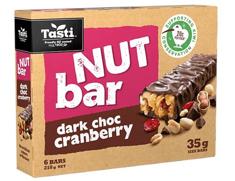 Nut Bar Dark Choc Cranberry