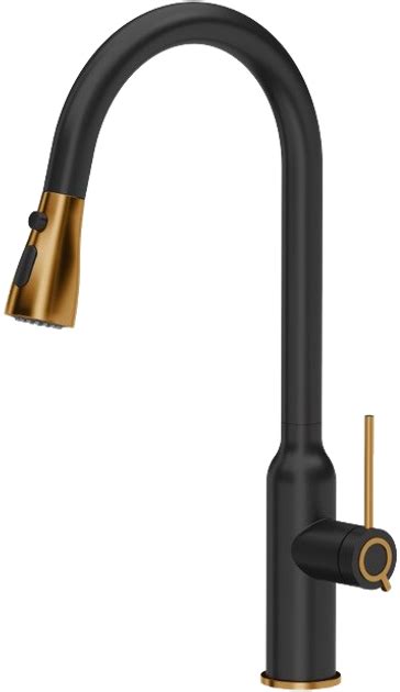 Смеситель кухонный Quadron Jessica Чёрный (3573591_BLMPVDC1) – фото ...