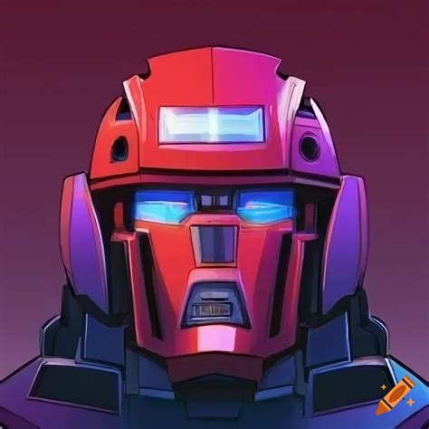 Portrait of transformers g1 autobot cliffjumper on Craiyon