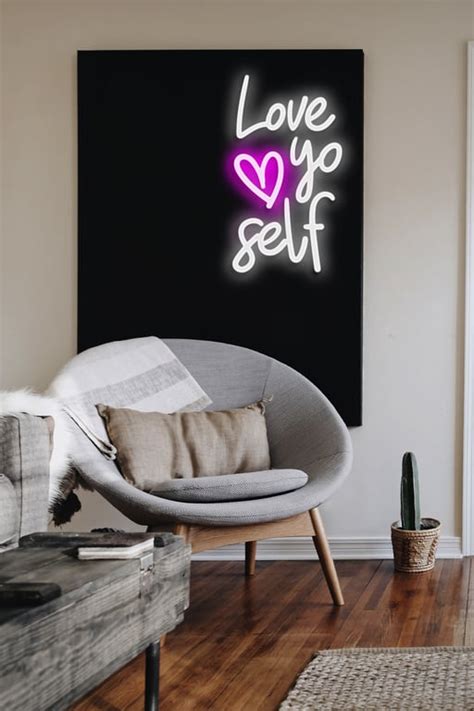 Motivational Neon Signs With Words Or Phrases