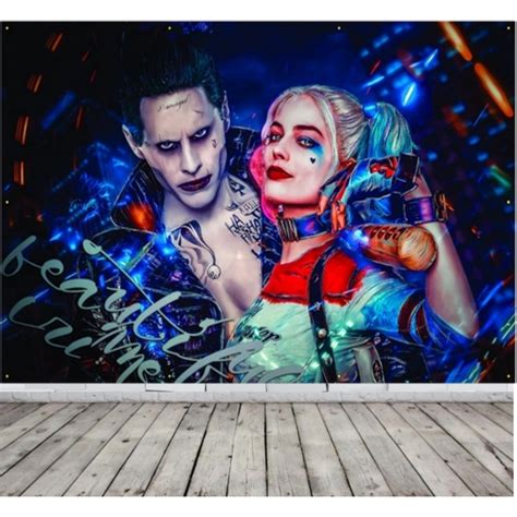 Papel De Parede Arlequina E Coringa 3d