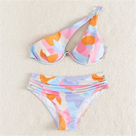 Generic Bikini New Print Fashion Split Swimsuit Female Beach Hot