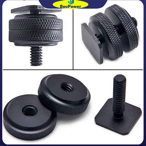 Boupower Inch Dual Nuts Tripod Mount V T Sang Flash Camera Hot Shoe Adapter Shopee Vi T Nam